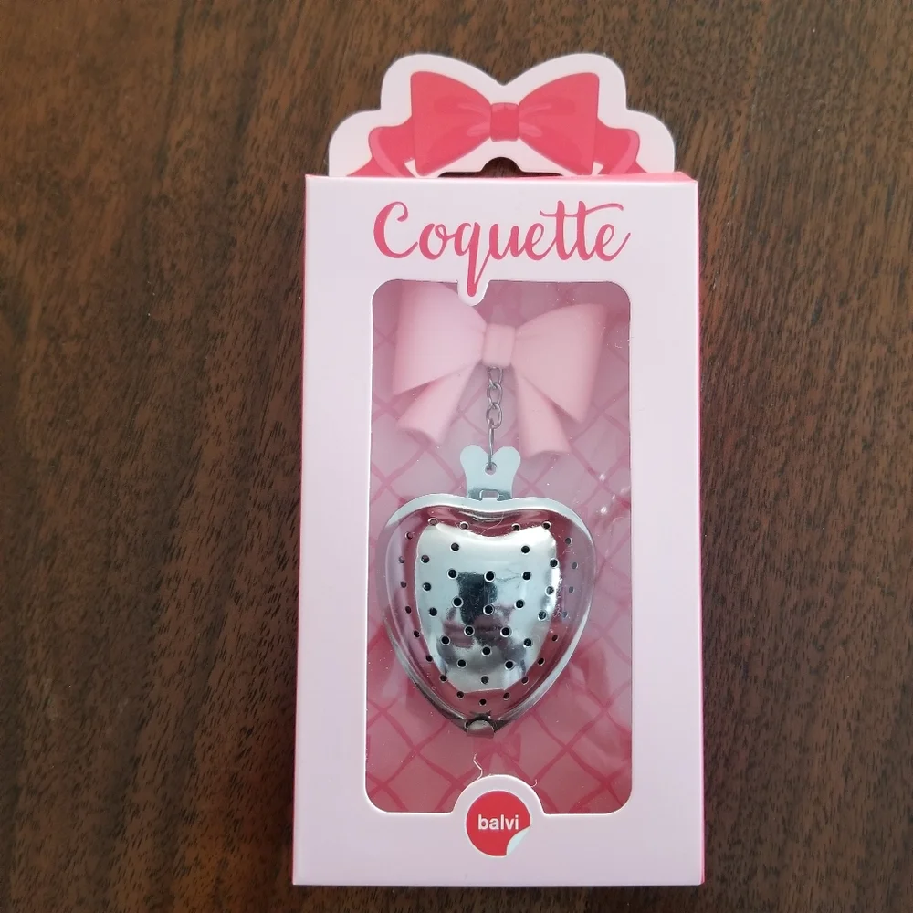 2/$14 Tea Infuser Coquette Heart Shape